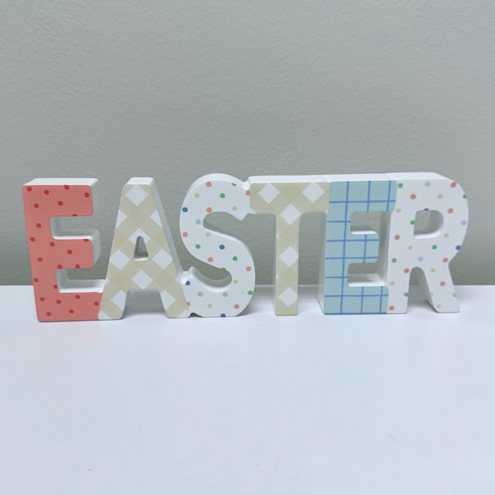 3 for $15 SALE Target Spritz Colorful EASTER tabletop sign w/ Decorative Letters